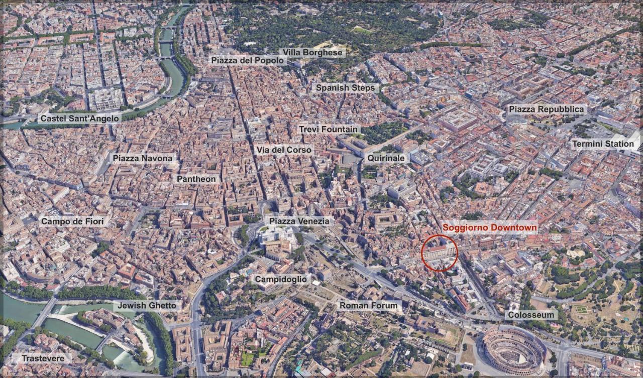Downtown Accommodation Rome Bagian luar foto